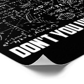 Poster What Part Of Dont You Understand Math Teacher  (Coin)