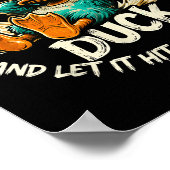 Poster Whatever Life Throws At You Duck Funny Quote Humor (Coin)