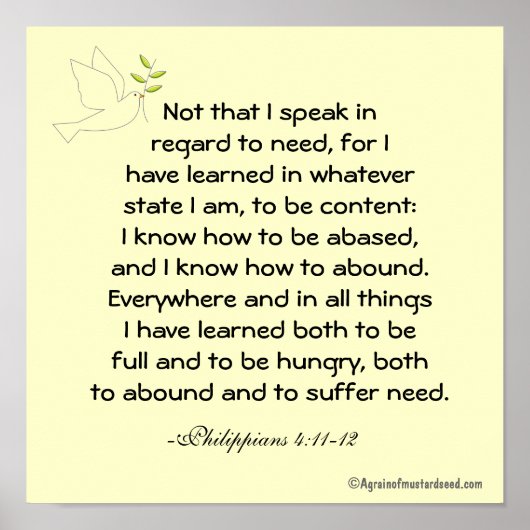 Poster Whatever state I'm in... Bible Quote Prayer (Devant)