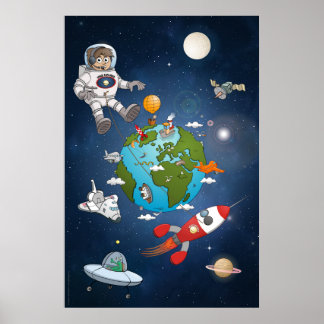 Poster What'happening around planet earth