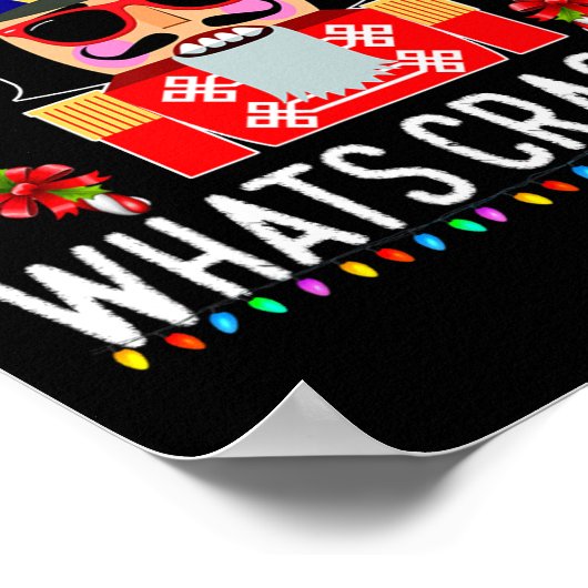 Poster Whats Crackin Fun Christmas Nutcracker Cadeau (Coin)