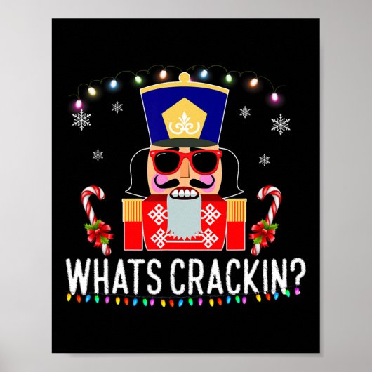 Poster Whats Crackin Fun Christmas Nutcracker Cadeau (Devant)