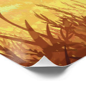 Poster Wheat fields at sunrise (Coin)