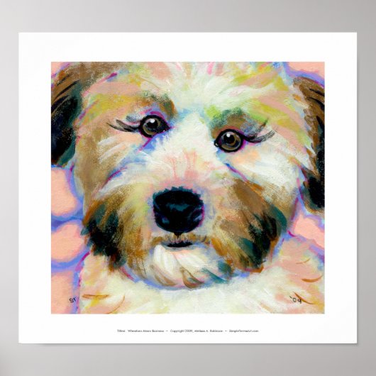 Poster Wheatens Moean Business plaisir unique peinture d' (Devant)