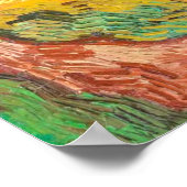 Poster Wheatfield with Crows (1890) Van Gogh Landscape (Coin)