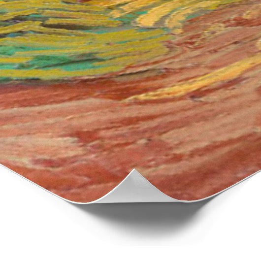 Poster Wheatfield with Crows by Vincent van Gogh (Coin)