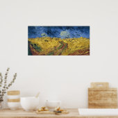 Poster Wheatfield with Crows (F779) Van Gogh Fine Art (Cuisine)