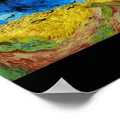 Poster Wheatfield with Crows, Van Gogh (Coin)