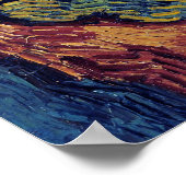 Poster Wheatfield with Crows, Van Gogh (Coin)