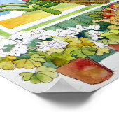 Poster Wheelbarrow - garden surround 2012 (Coin)