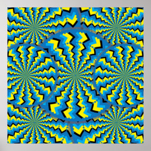 Poster Wheelies de zigzag