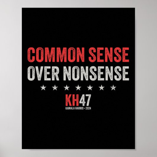 Poster Wheimer 2024 Bon Sens Plutôt que Nonsense  (Devant)