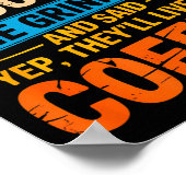 Poster When God Made Truckers Funny Coffee Lovers Christi (Coin)