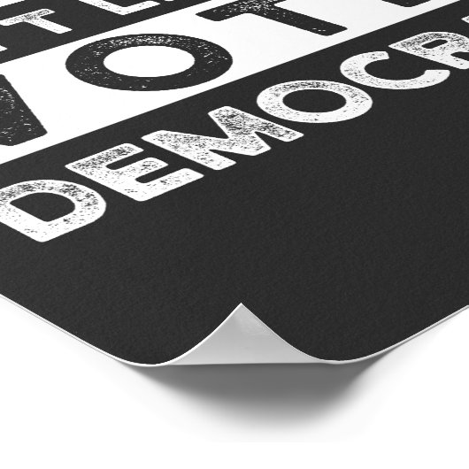 Poster When I Die Don't Let Me Vote Democat (Coin)