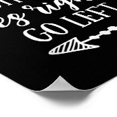 Poster When Nothing Goes Right, Go Left Motivational Quot (Coin)