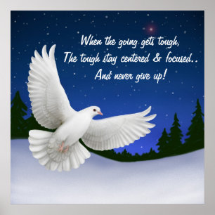 Poster When the Going Gets Tough Print