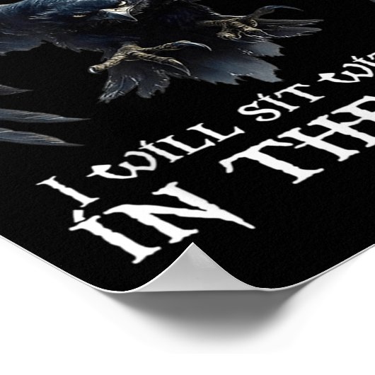 Poster When You Can't Look On The Bright Side I Will Sit (Coin)