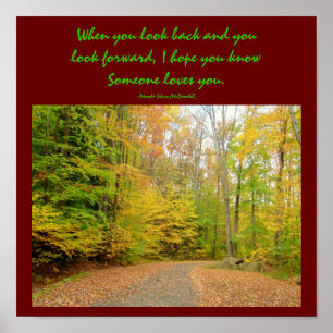 Poster When you look back and...Poster