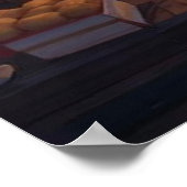 Poster Where Cats Wander and Lanterns Glow (Coin)