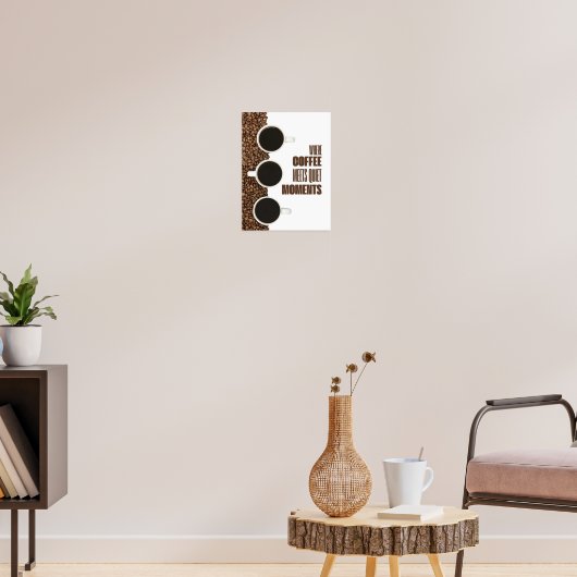 Poster Where Coffee Meets Quiet Moments – Minimalist Cafe (Salon 3)