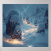 Poster Where Light Wanders in Winter (Devant)