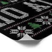 Poster Where My Ho's At Ho Matching Couple Christmas Ugly (Coin)