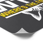 Poster Where S The Fish Wtf Men S Funny Fishing (Coin)