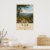 Poster Where the Hills Embrace the Sky (Cuisine)