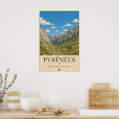 Poster Where the Journey Begins – Pyrénées (Cuisine)