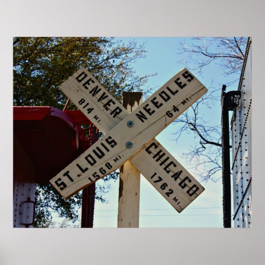 Poster Where the Tracks Lead (Devant)