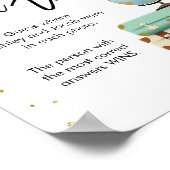 Poster Where Were They Travel Bridal Shower Sign Game (Coin)