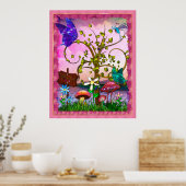 Poster Whimsey Gardens Imaginaire Art (Cuisine)