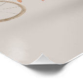 Poster Whimsical Animals on Bicycle Nursery Wall art (Coin)