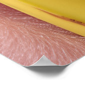 Poster Whimsical Banana and Pink Monkey (Coin)