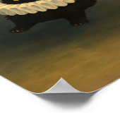 Poster Whimsical Black Cat Ghibli Style (Coin)