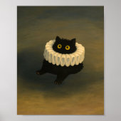 Poster Whimsical Black Cat Ghibli Style (Devant)