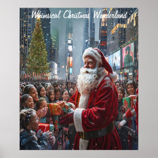 Poster Whimsical Christmas Wonderland (Devant)