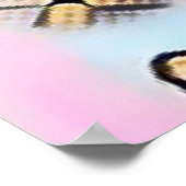 Poster Whimsical coeurs mignons dessin coloré (Coin)