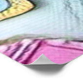 Poster Whimsical coeurs mignons dessin coloré (Coin)