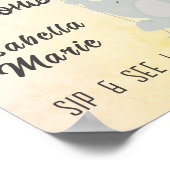 Poster Whimsical Elephant Sip & See Party (Coin)