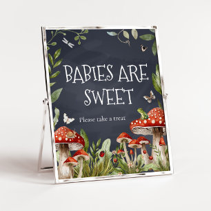 Poster Whimsical Enchanted Champignons Baby sont doux