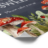 Poster Whimsical Enchanted Champignons Baby sont doux (Coin)