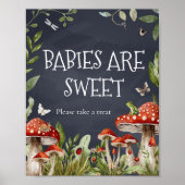 Poster Whimsical Enchanted Champignons Baby sont doux (Devant)