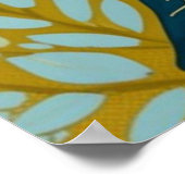 Poster Whimsical Goldfish - Art inspiré de la natu (Coin)