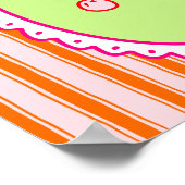 Poster Whimsical Hand-Drawn Cherries Art (Coin)