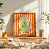 Poster Whimsical Hand-Drawn Cherries Art