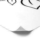 Poster Whimsical Hand-Drawn Ink Lemon Branch Art (Coin)