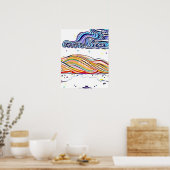 Poster WHIMSICAL KAPITI ISLAND NZ (Cuisine)