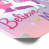 Poster Whimsical Magical Unicorn Illustration (Coin)