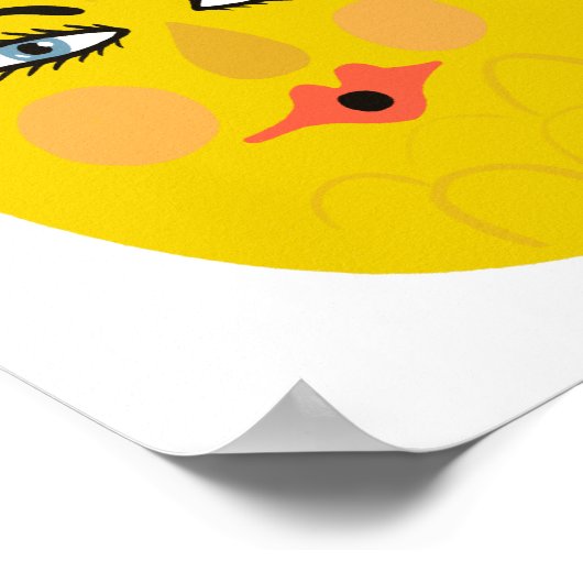 Poster Whimsical Pineapple Art (Coin)